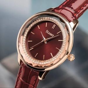 Stauer Women’s Merlot Watch